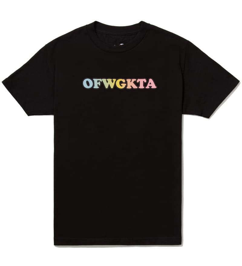 Odd Future - Black OFWGKTA Rainbow Logo T-Shirt | HBX