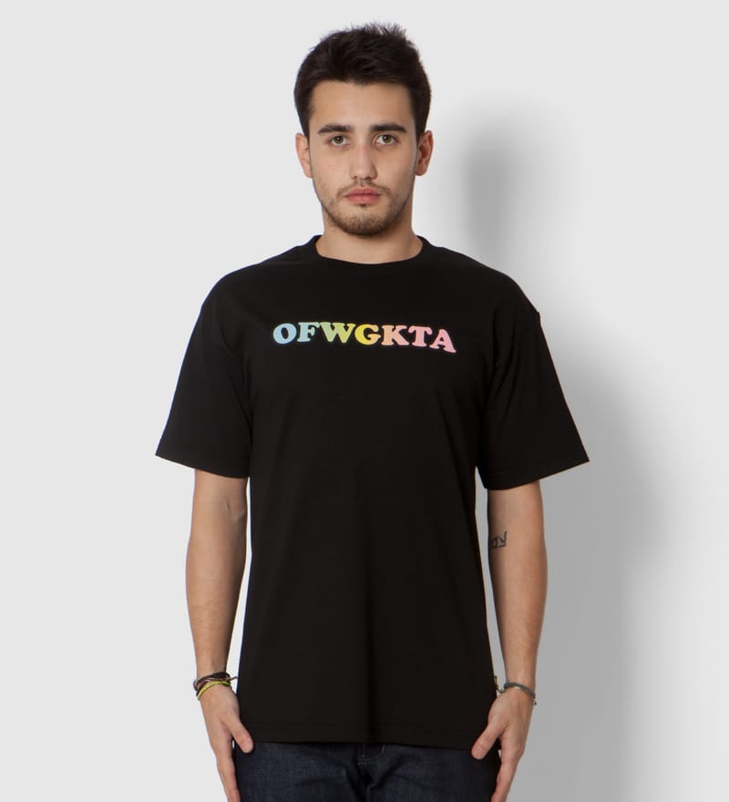 Odd Future - Black OFWGKTA Rainbow Logo T-Shirt | HBX
