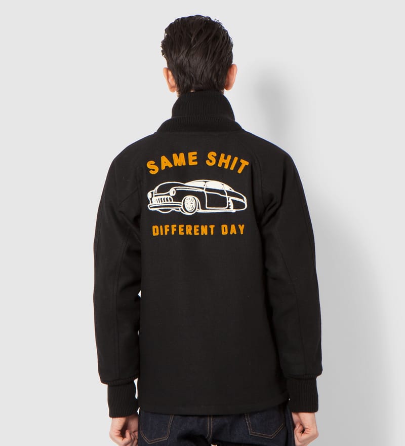 FUCT SSDD - FUCT X COOP Black Stadium Jacket | HBX
