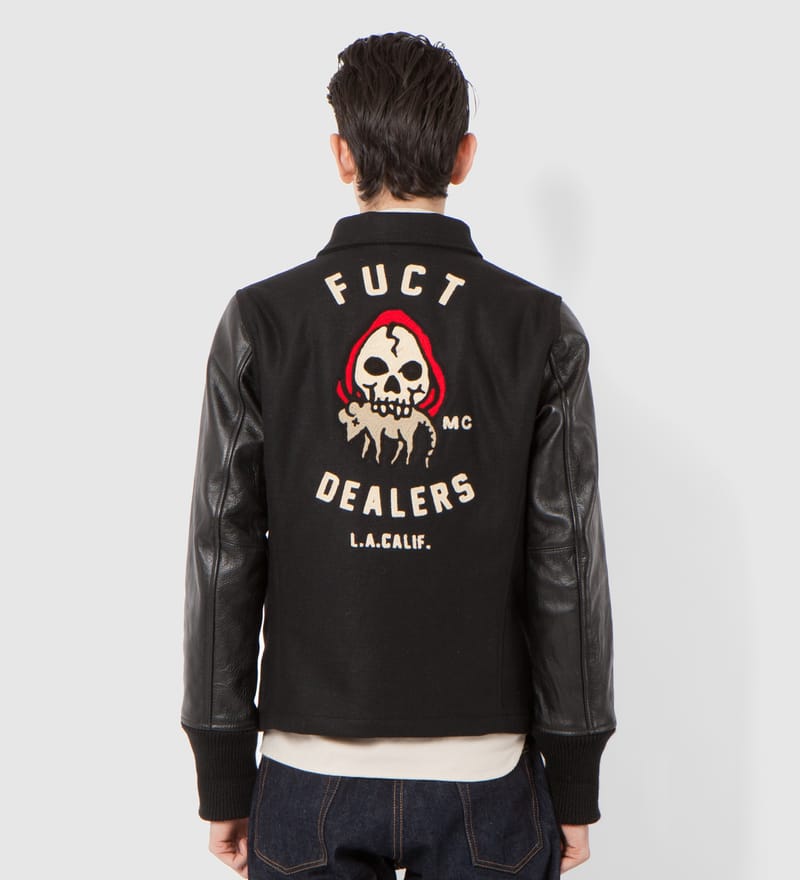 FUCT SSDD - Black FUCT Dealers MC Jacket | HBX - Globally Curated