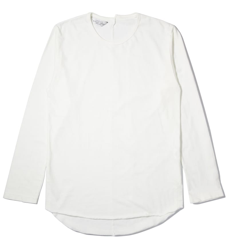UNUSED - White Long Sleeve T-Shirt | HBX - Globally Curated