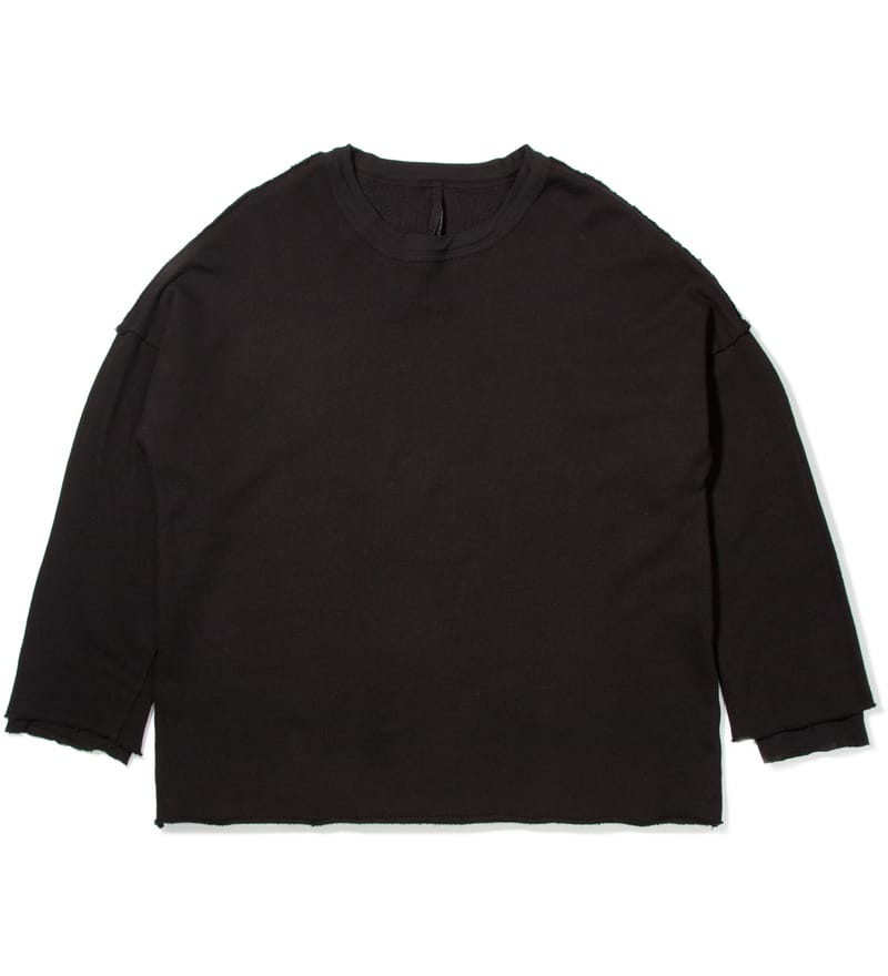 SILENT DAMIR DOMA - Black Tian Cropped Sweater | HBX