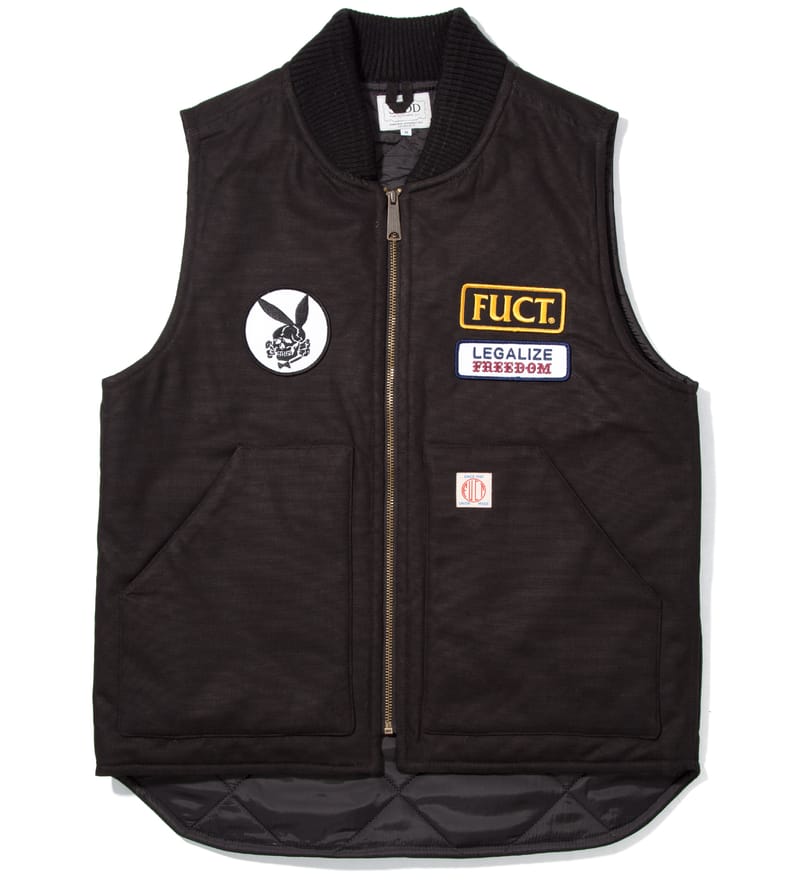 FUCT SSDD - Black SSDD Legalize Freedom Vest | HBX
