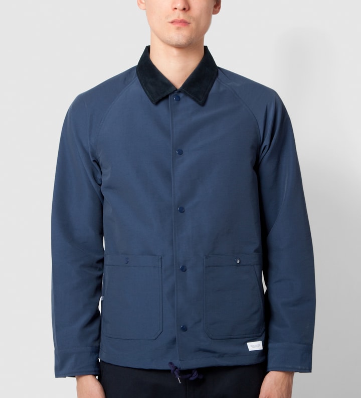 DELUXE Deluxe for Hypebeast Navy "Bench Rider" Coach Jacket HBX
