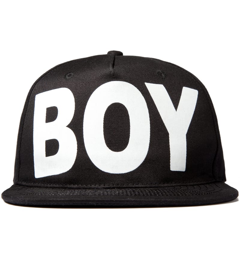 BOY London - Black/White Boy London Snapback Cap | HBX - Globally