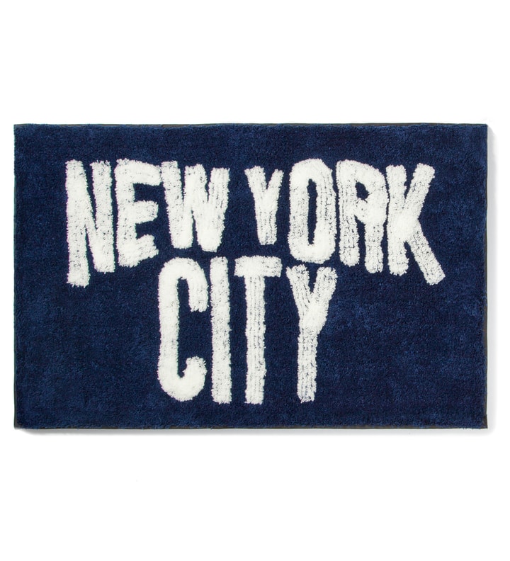 SECOND LAB Navy New York City Rug HBX Globally Curated Fashion