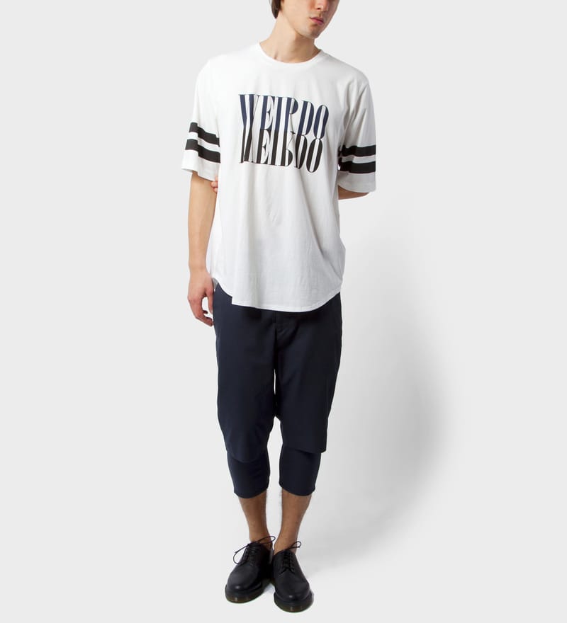 3.1 Phillip Lim - Antique White Crewneck with Mirrored Weirdo