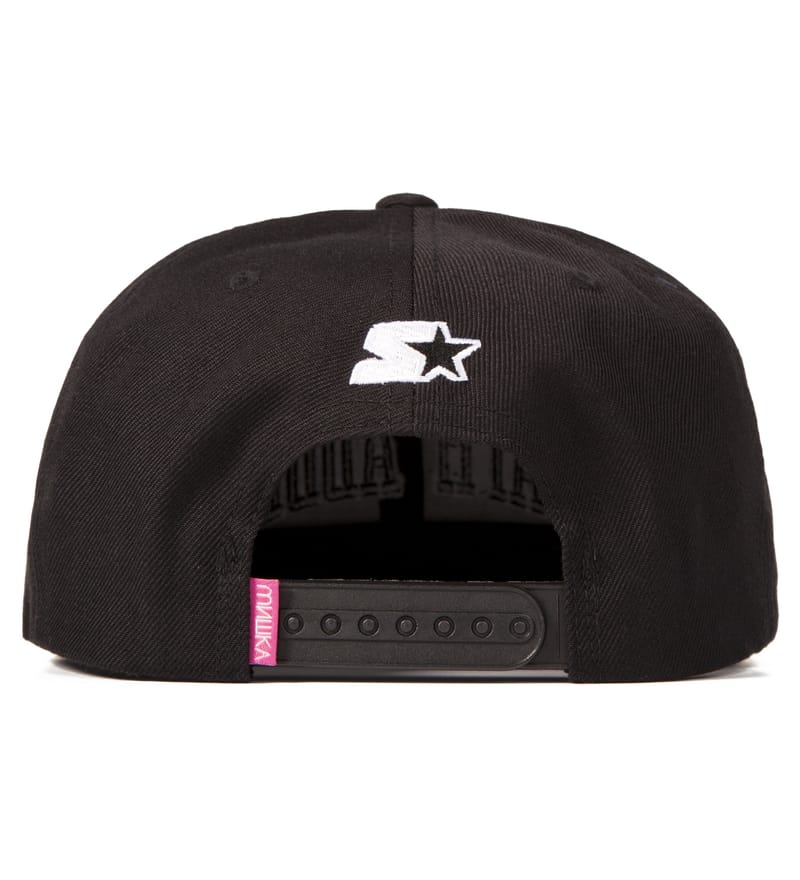 Mishka - Black Death Adder Varsity Starter Snapback Cap | HBX