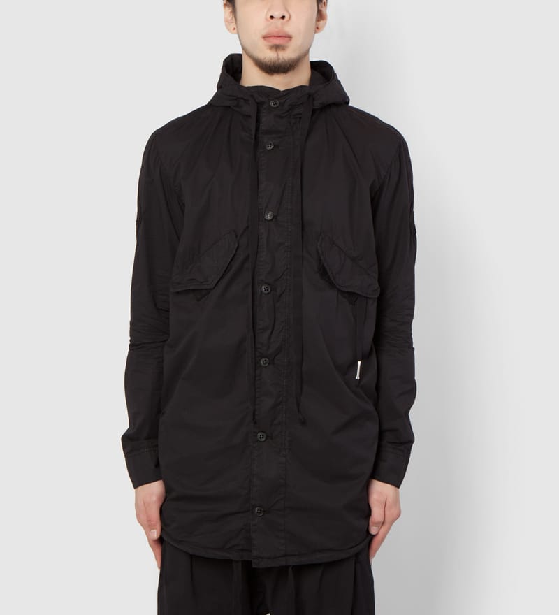 SILENT DAMIR DOMA - Black Jokesia MNS Hooded Jacket | HBX