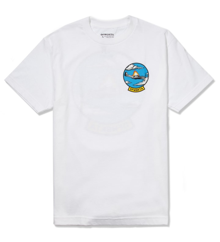 Odd Future - White Plane Crash T-Shirt | HBX - Globally Curated Fashion ...