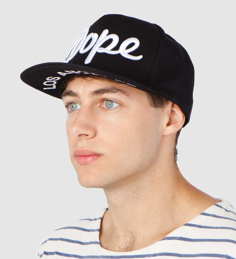Stampd - Black Dope Hat LA on Brim Cap | HBX