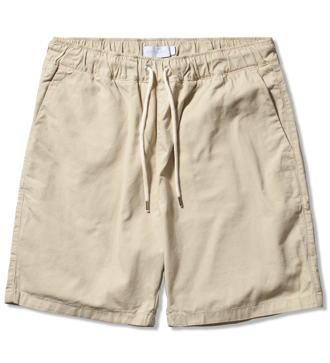 Soulland - Beige Fairplay Relax Shorts | HBX - Globally Curated Fashion ...