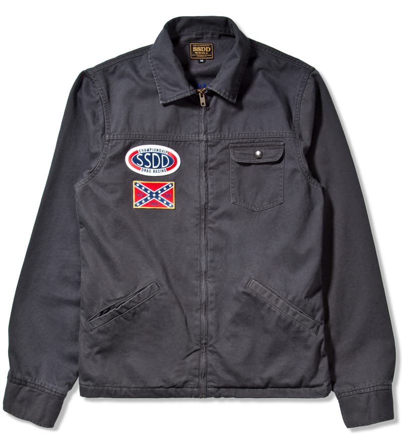 FUCT SSDD - Grey SSDD Pit Crew Jacket | HBX - Globally Curated