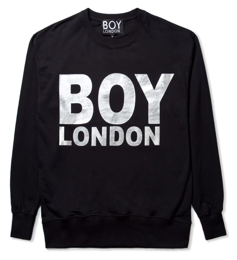 BOY London - Black/Silver Boy London Sweater | HBX - Globally