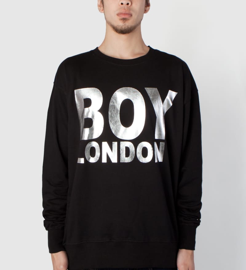 BOY London - Black/Silver Boy London Sweater | HBX - Globally