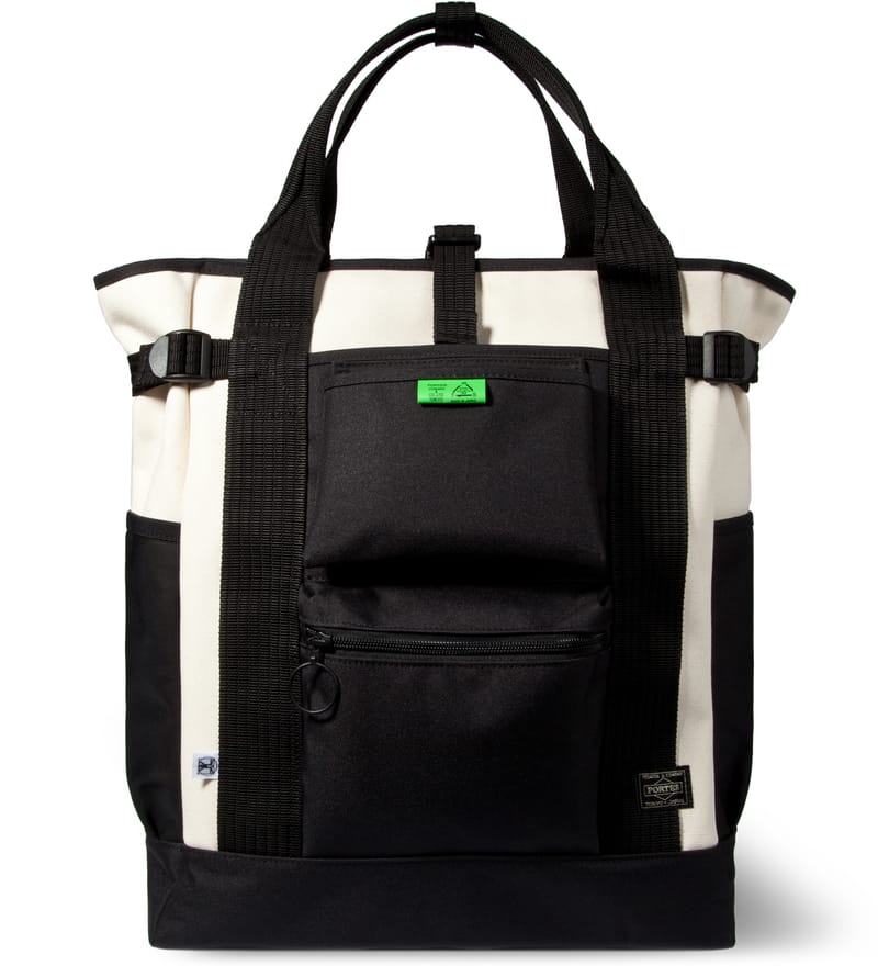 【極美品】Hombre Nino×PORTER 2WAY TOTE BAG Hombre Nino - Hombre Nino X PORTER Natural 2way Tote Bag | HBX