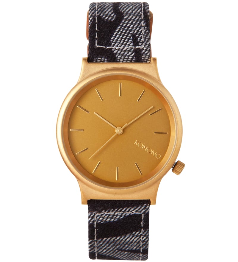 Komono - Denim Zebra Wizard Watch | HBX - Globally Curated