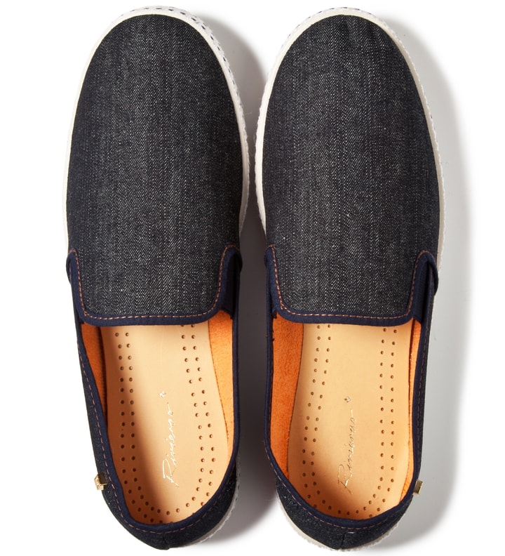 Rivieras - Dark Blue Jean Shoes | HBX - Globally Curated Fashion and ...