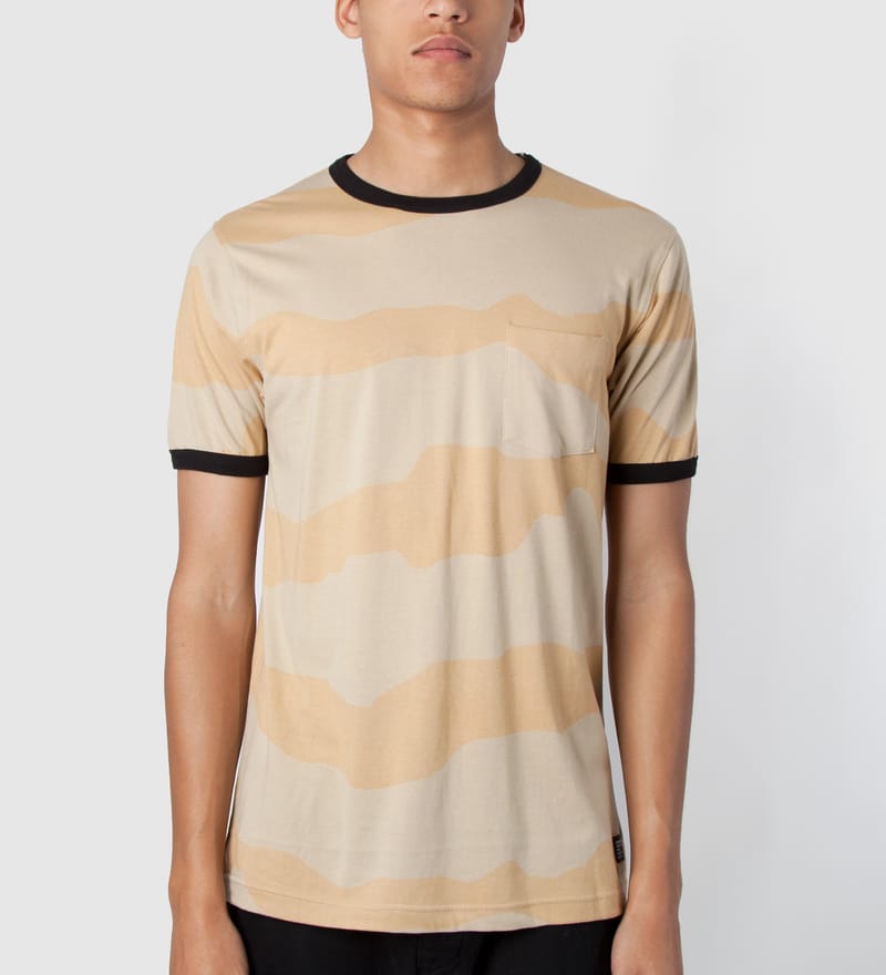 Stüssy - Khaki Camo Jungle Ringer T-Shirt | HBX - Globally