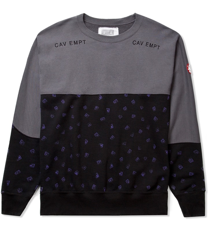 C.E - Black Terminals Pattern Sweater | HBX - Globally Curated Fashion ...