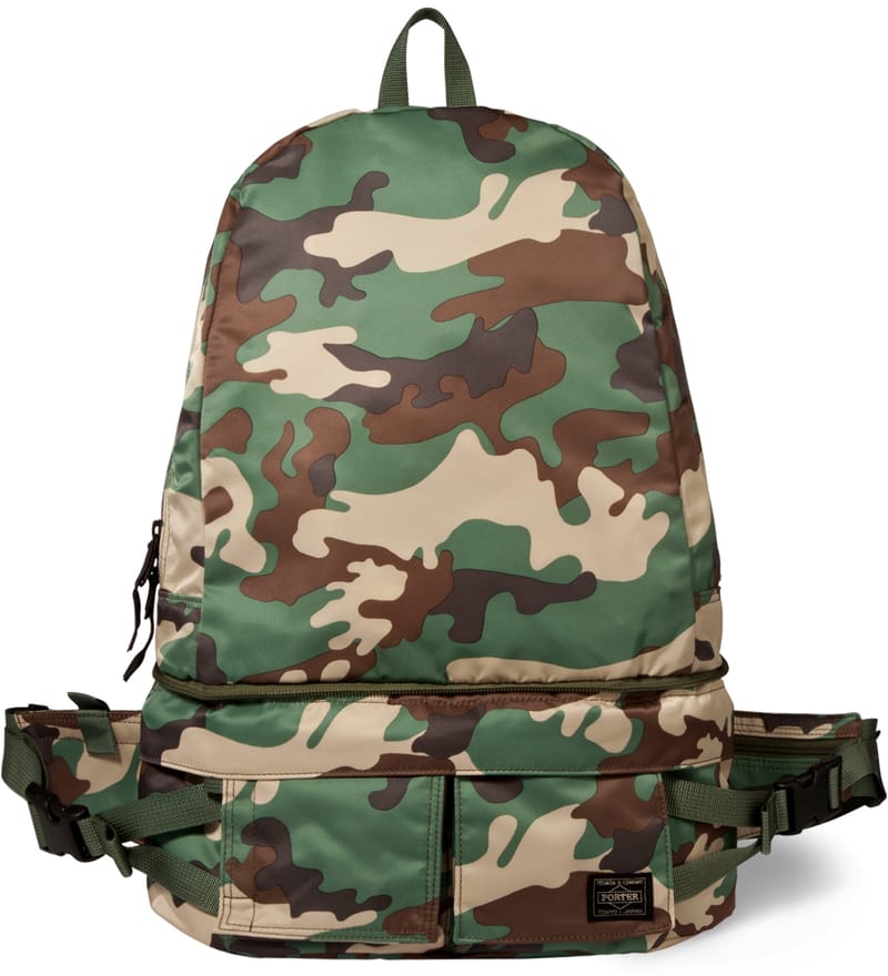 Head Porter - Camo Jungle 2 Way Day Pack | HBX - Globally Curated