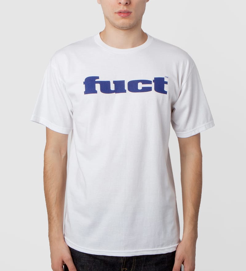 FUCT - White OG Logo T-Shirt | HBX - Globally Curated Fashion and