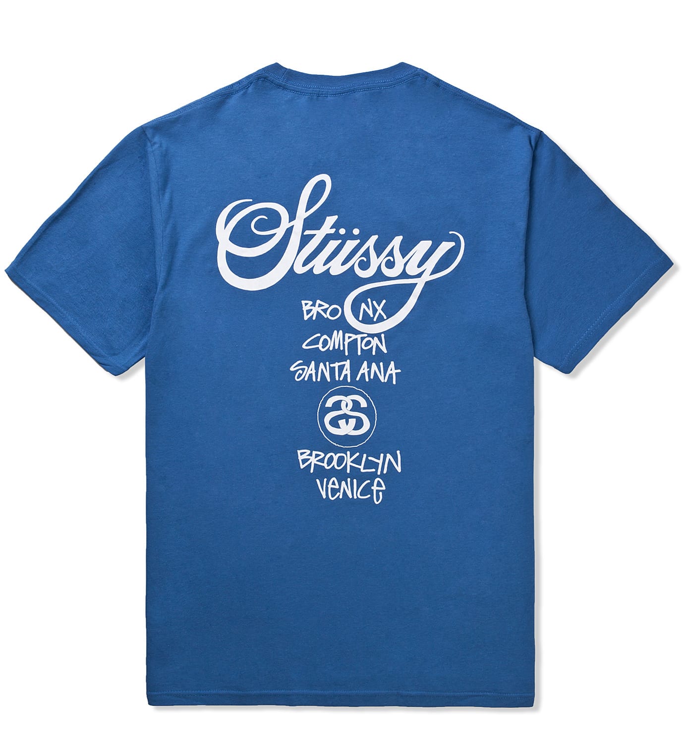 Stüssy - Royal World Tour T-Shirt | HBX - Globally Curated Fashion