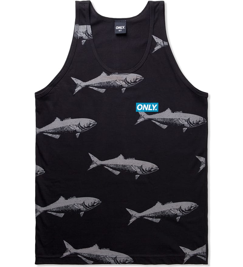 【ONLY NY】ONLY NY Bluefish Crew Only Ny - Black Bluefish Tank | HBX - Globally Curated