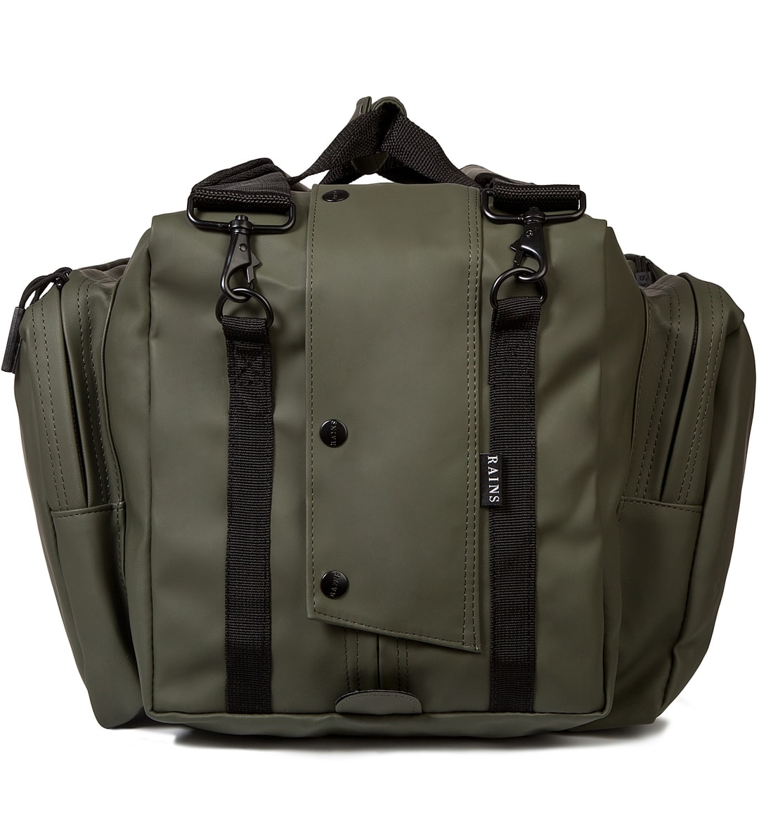 Rains Green Duffle Bag HBX 하입비스트가 엄선한 글로벌 패션&라이프스타일