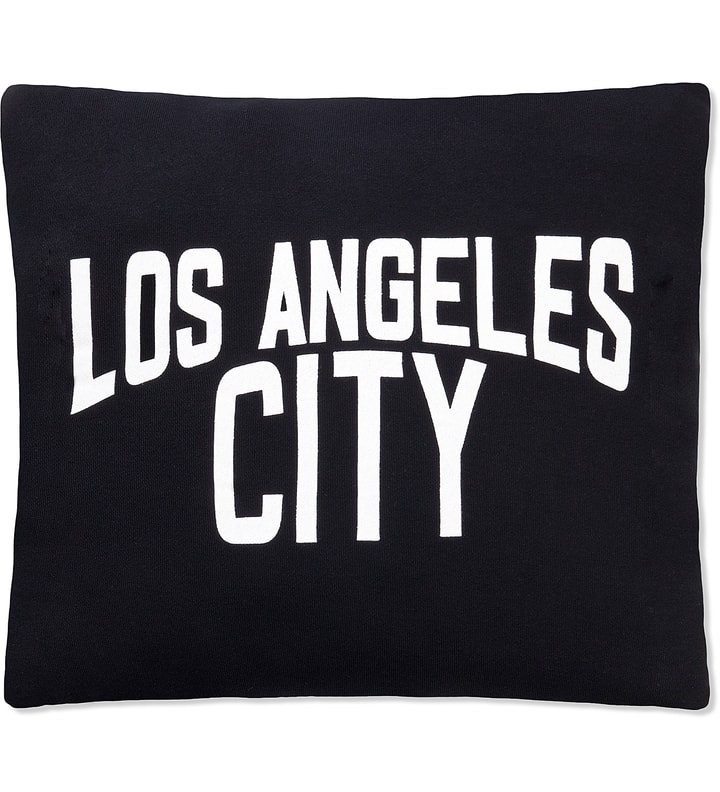 SECOND LAB Black Los Angeles City Pillow HBX Globally Curated