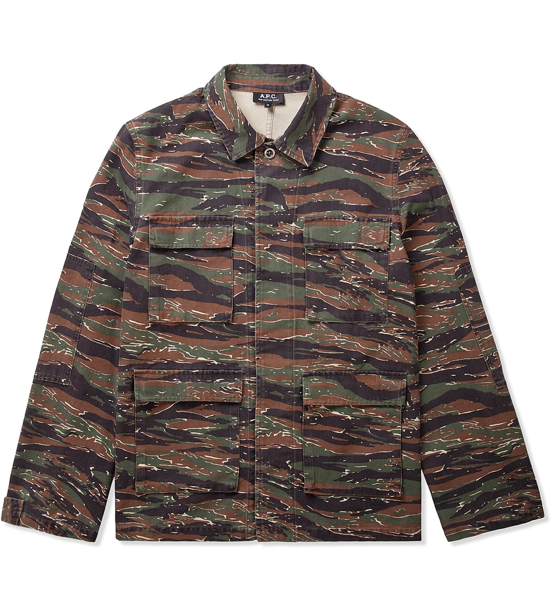 A.P.C. Khaki 70s Army Jacket HBX HYPEBEAST 為您搜羅全球潮流時尚品牌