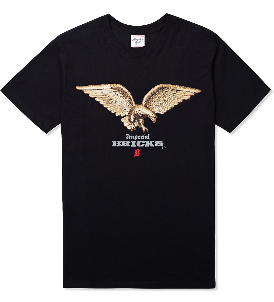 Acapulco Gold - Black Bricks Iron Eagle T-Shirt | HBX - Globally ...