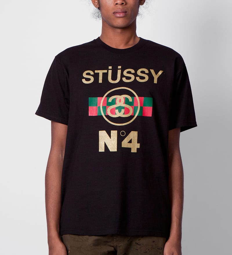 ★人気★【STUSSY】★CHECKER STOCK TE.E★Tシャツ★BLACK★ Stussy Checker Stock Black Tee | Senikersku