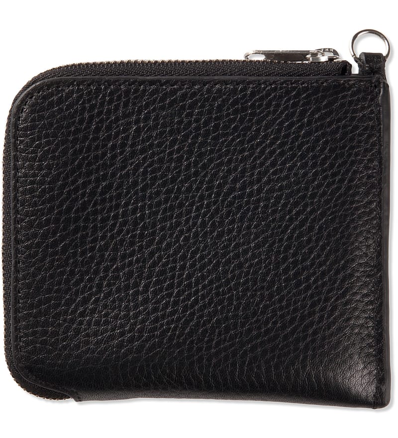 Stüssy - Black Chain Zip Wallet | HBX