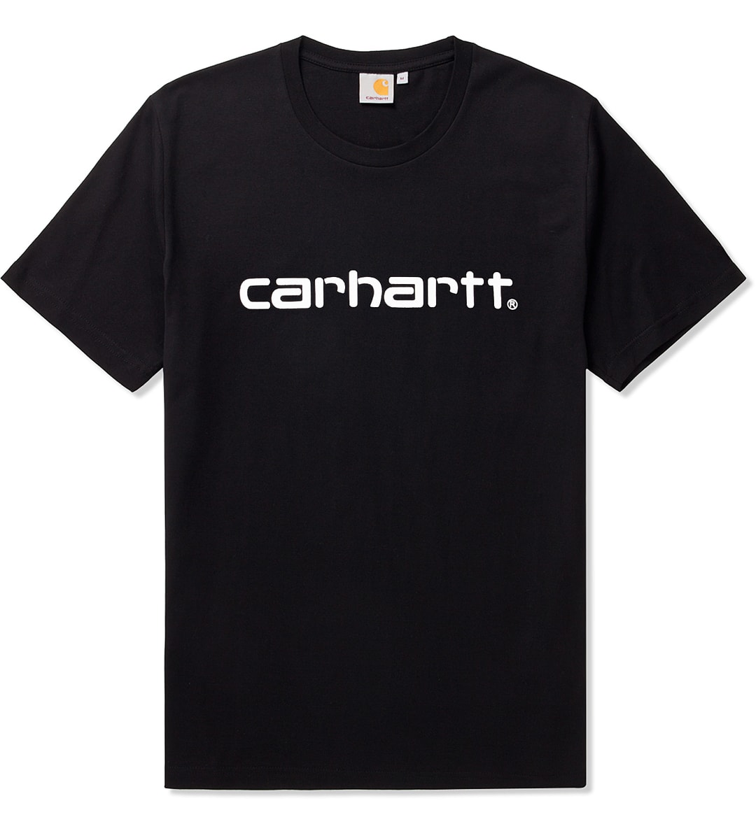 Carhartt Work In Progress - Black/White Script T-Shirt | HBX - Globally ...