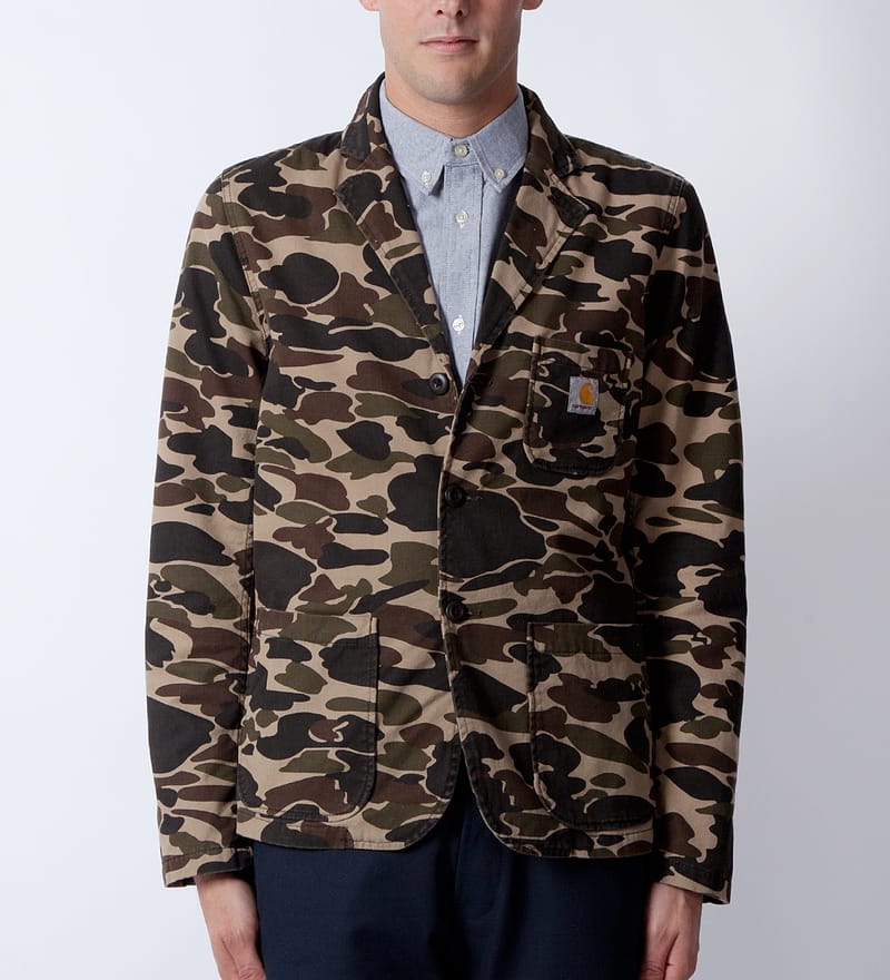 ジャケット・アウター Carhartt WIP Sid Blazer Carhartt Work In Progress - Camo Isle Rinsed Sid Blazer | HBX