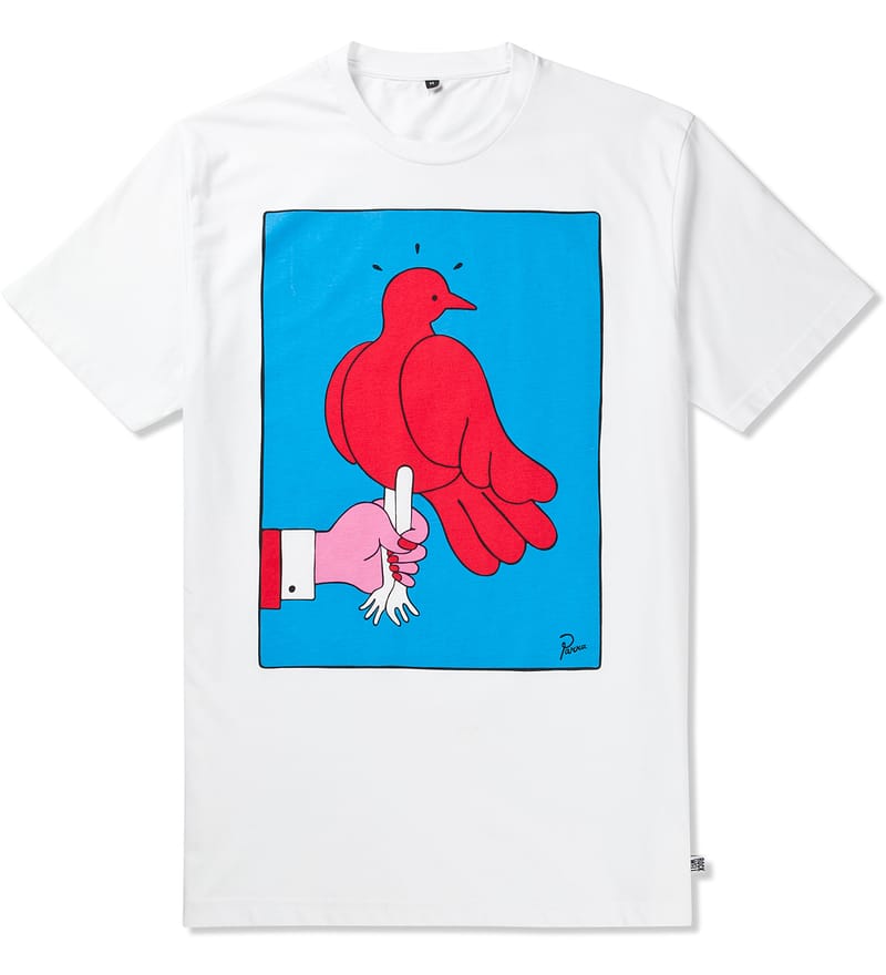 Parra - White Freedumb T-Shirt | HBX - HYPEBEAST 為您搜羅全球