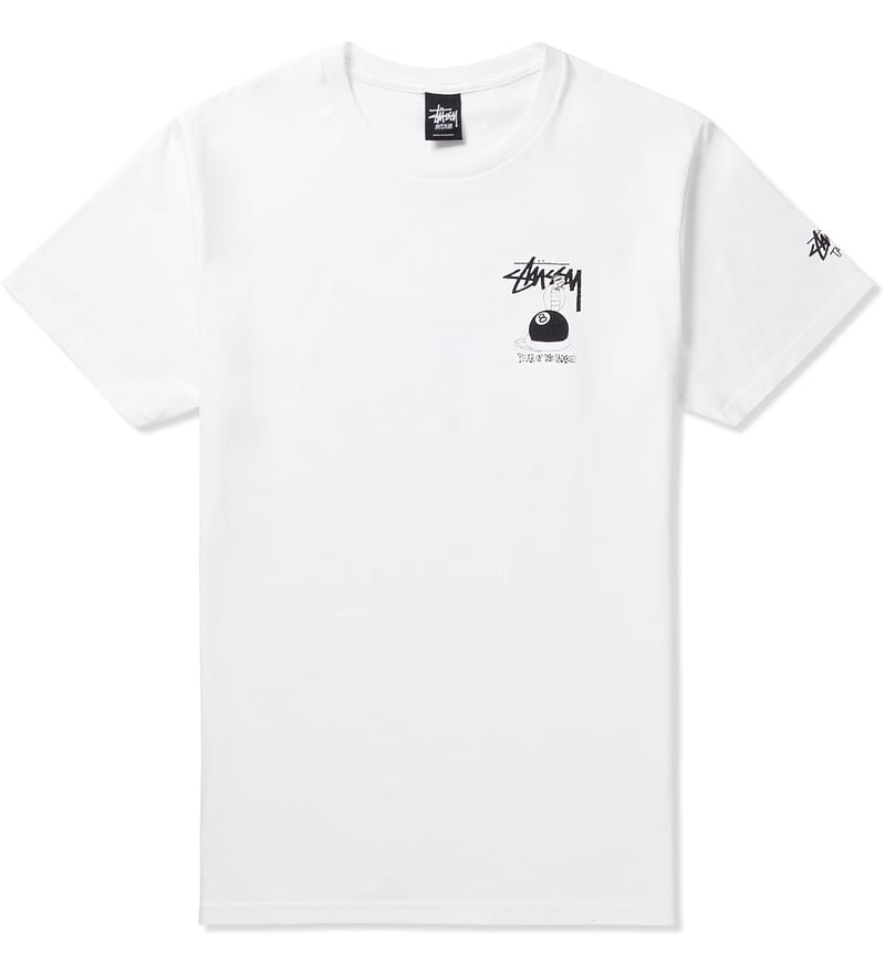 ★関税込★STUSSY★SERPENT TEE★Tシャツ★WHITE Stüssy - White 8 Ball Snake T-Shirt | HBX - Globally Curated