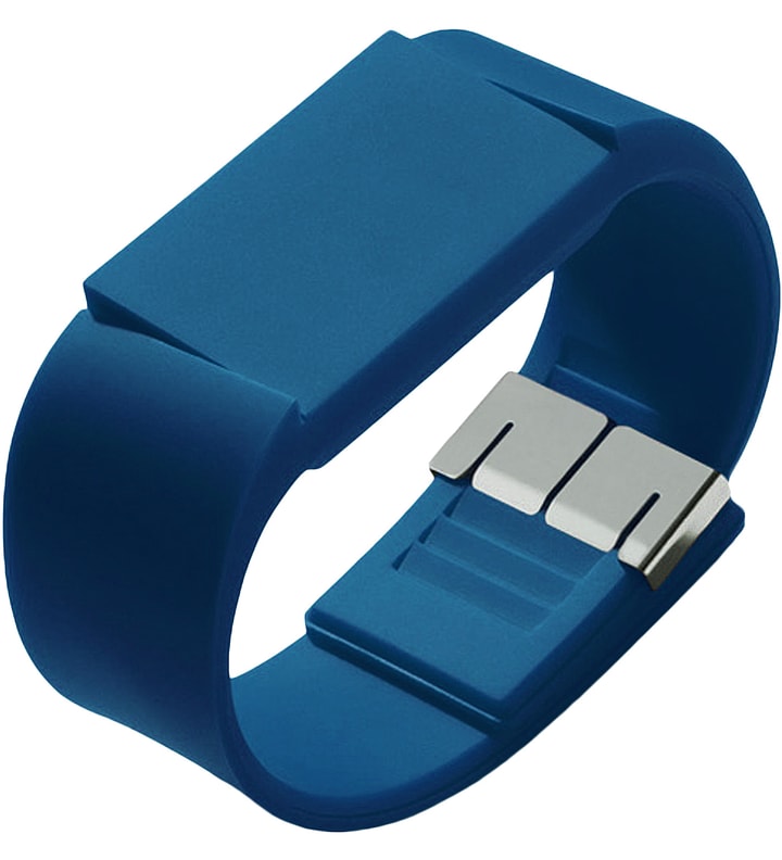 Mutewatch Indigo Blue Rubber TPU Watch With Opto Electronic Display