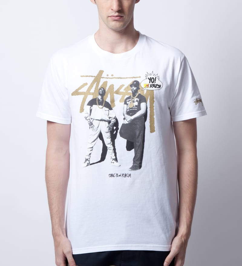 Stüssy - White Stussy x YO MTV RAPS! Eric B & Rakim T-Shirt | HBX ...