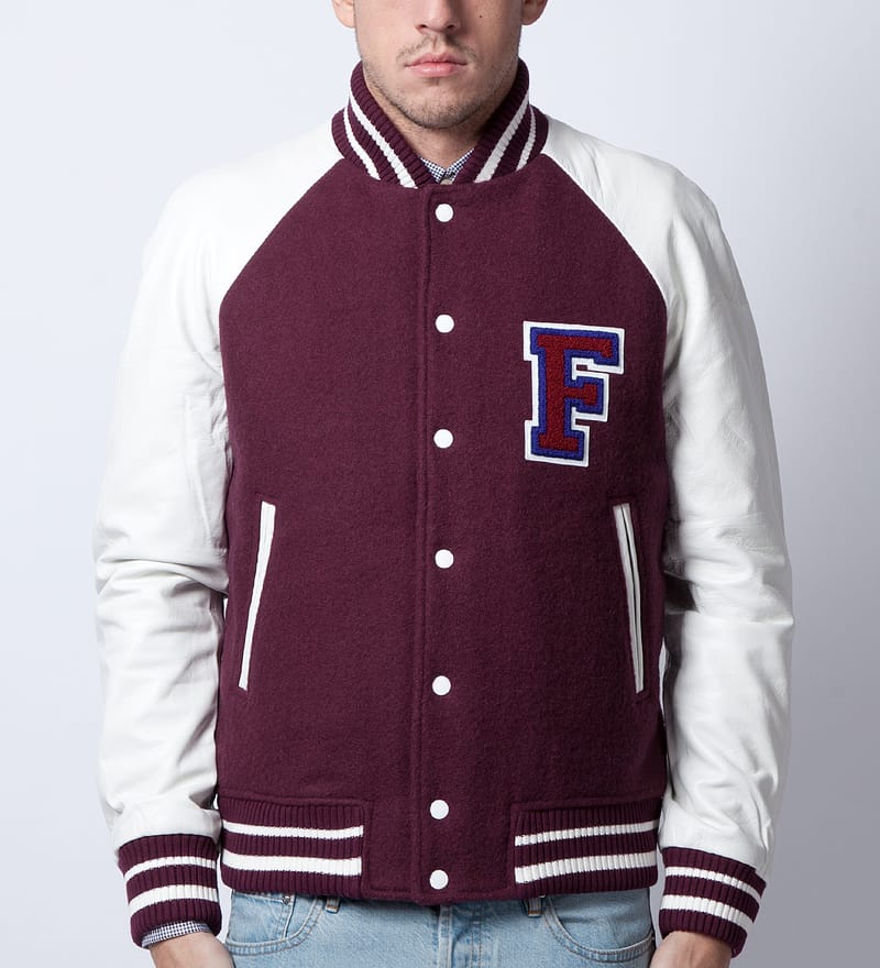 Burgundy fred hotsell perry jacket