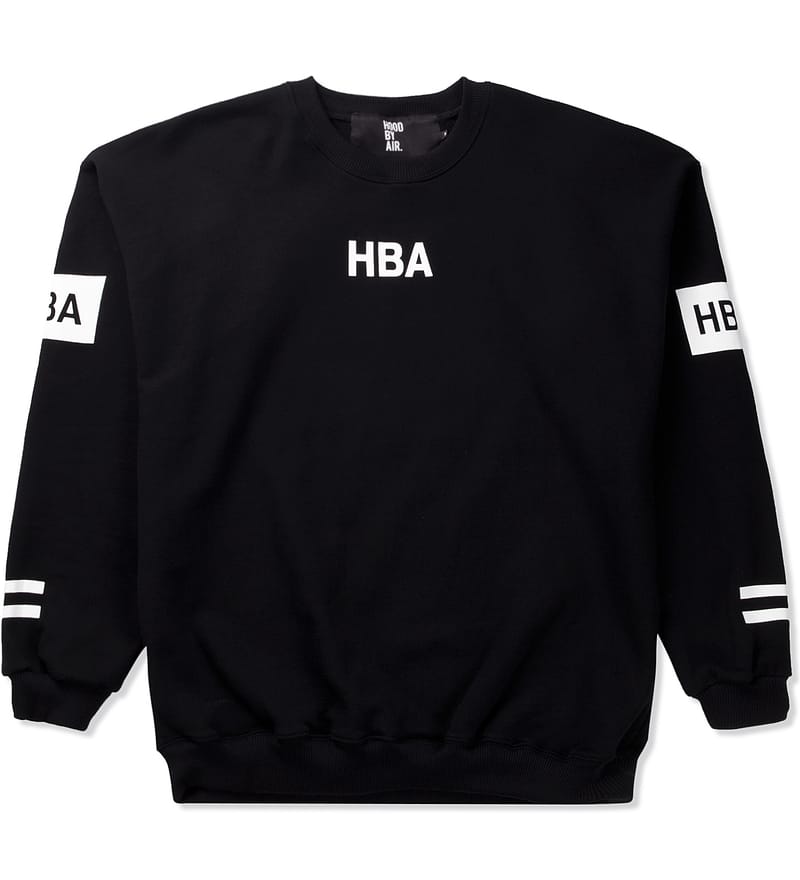 Hood By Air. - Black With White Print Radioactive Sweater | HBX