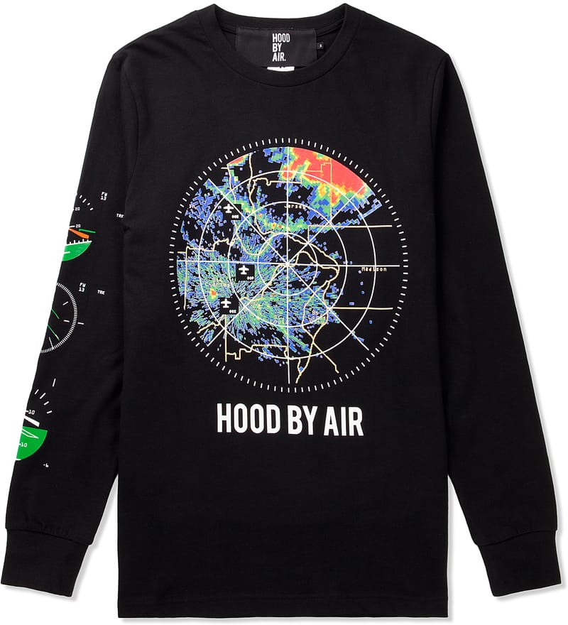 Hood By Air. - Black Radar Multi L/S T-Shirt | HBX - Globally