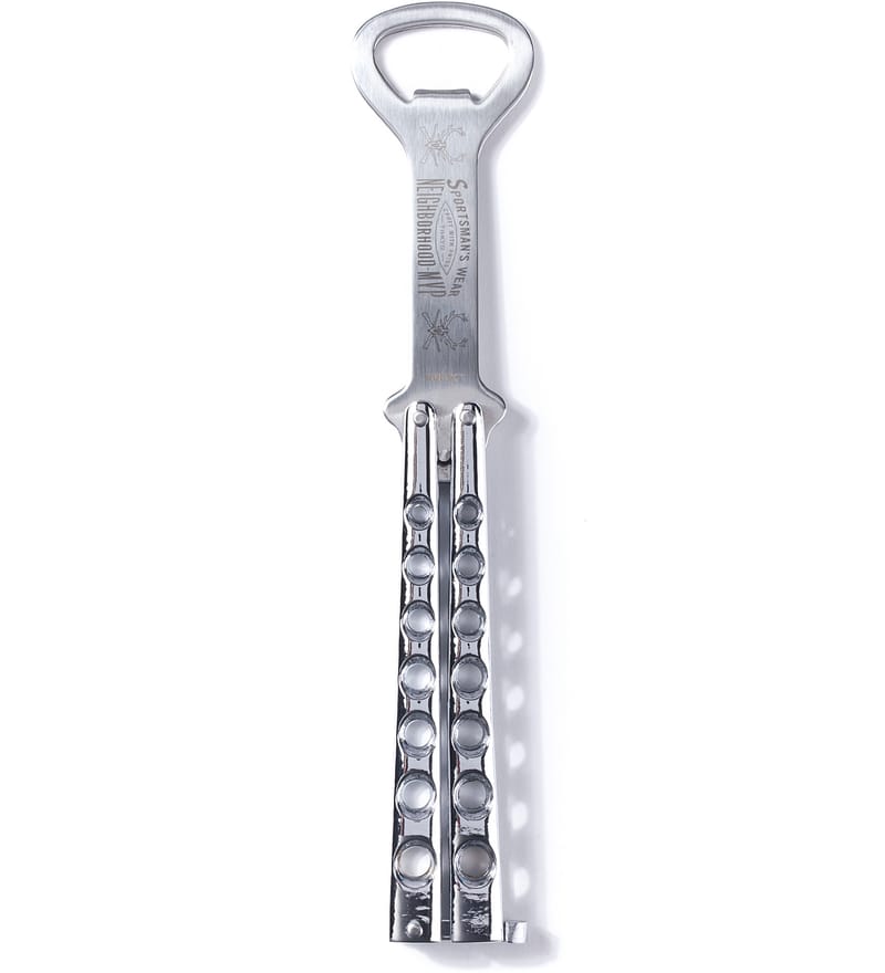 Neighborhood MVP バタフライ型ボトルオープナー　ネイバーフッド M.V.P. - M.V.P. x NEIGHBORHOOD Silver NHMV. Butterfly Bottle