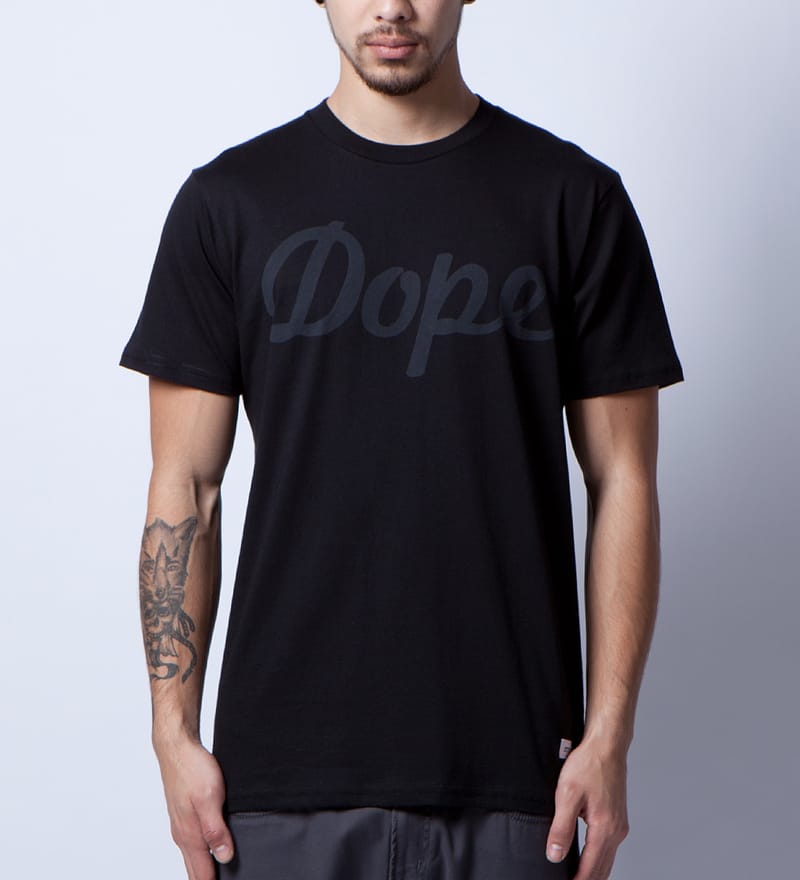 Stampd - Black Grey Dope Logo T-Shirt | HBX - Globally Curated