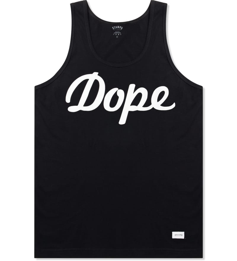 Stampd - Black Dope Logo Tank Top | HBX - ハイプビースト(Hypebeast