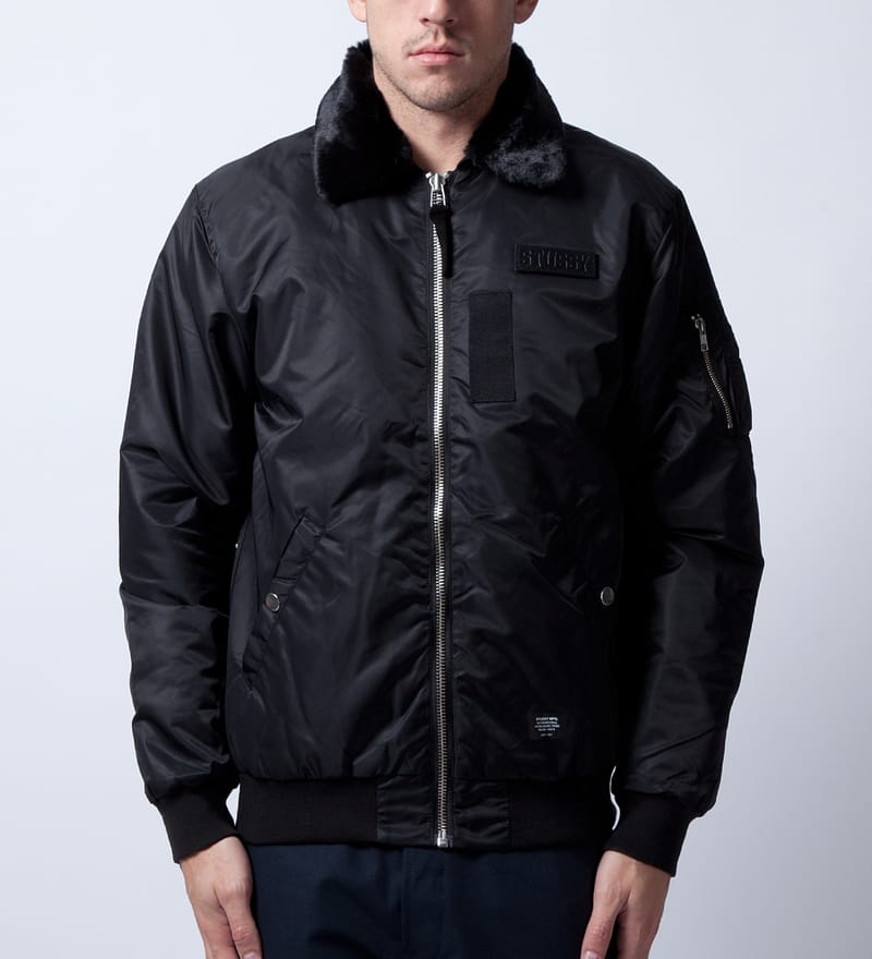 STUSSY Black Pride MA1 Jacket