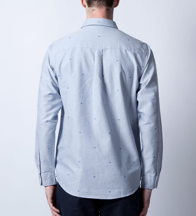 Stüssy - Light Blue Crown Oxford Shirt | HBX