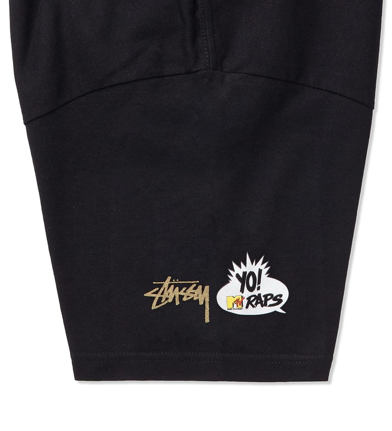Stüssy - Black Stussy X YO MTV RAPS! Eric B & Rakim T-Shirt | HBX