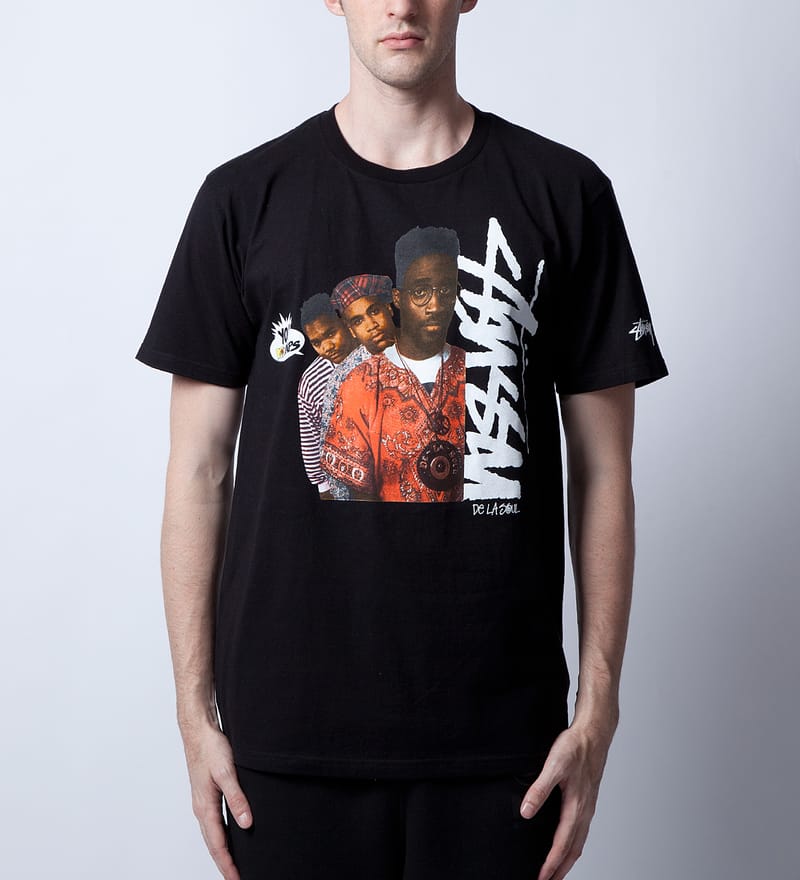 Stüssy - Stussy x YO MTV RAPS! Black De La Soul T-Shirt | HBX